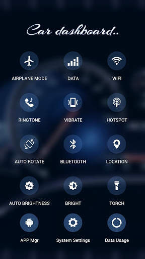 Car Dashboard  APUS Launcher theme screenshot 3