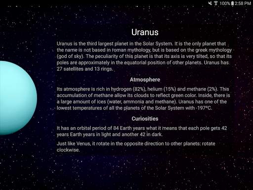 Solar System for Android screenshot 6