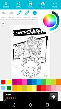 Cartoon Coloring : Power Rangers Edition screenshot 3