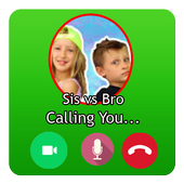 Call Prank Sis VS Bro icon
