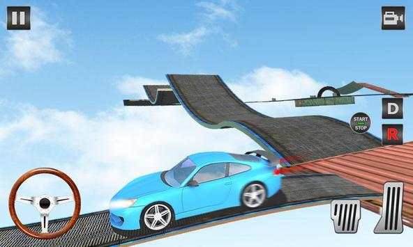 Impossible Air Car Stunt - Car Driving Simulator screenshot 3