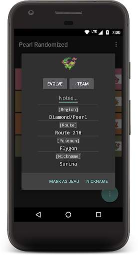 Route Chart - Nuzlocke Tracker - Free screenshot 4