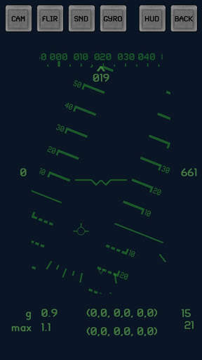 Fighter HUD on Camera - FREE screenshot 2