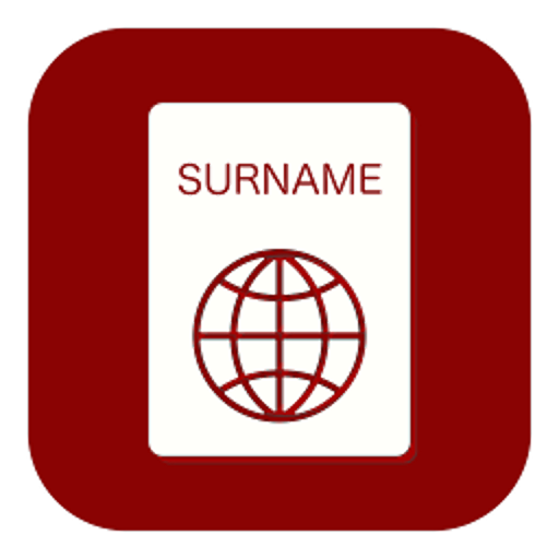 A list of surnames icon