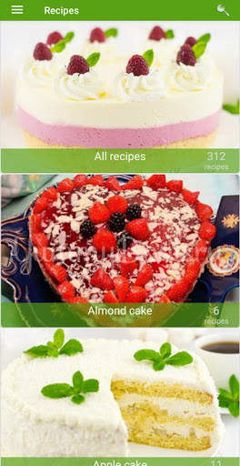 Cake recipes screenshot 1