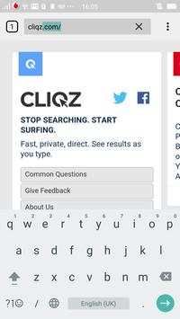 CLIQZ Browser Canary screenshot 2