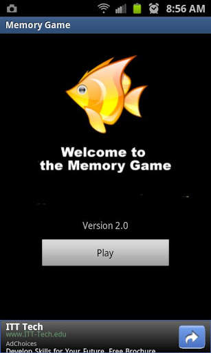 Memory Game screenshot 1