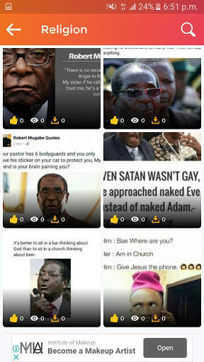 Mugabe Funny Quotes स्क्रीनशॉट 5