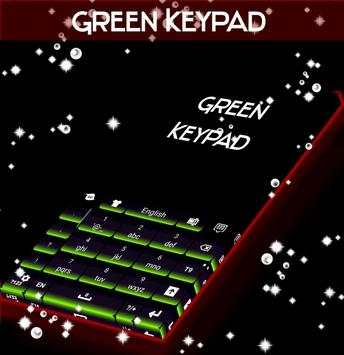 Green Keypad Theme for Android screenshot 3