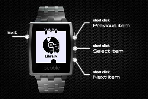 Music Player for Pebble screenshot 1