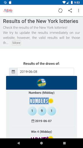 New York Lottery screenshot 1