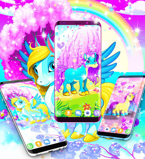 Unicorn live wallpaper screenshot 6