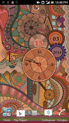 Reloj de Cristal Fondo Gratis screenshot 1