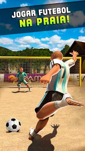 Shoot Goal - Jogos de Futebol Praia screenshot 4