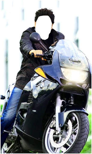 Men Bike Photo Suit screenshot 3
