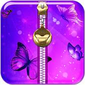 Butterfly Zipper Lock Screen 1.0.2