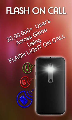 FlashLight on Call – Automatic Flash Light Blink screenshot 1