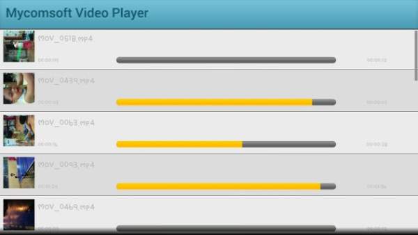 Repeat of section MP4 Player screenshot 1