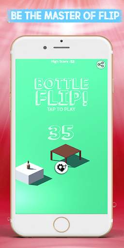 water bottle flip 2 - bottle flipping games screenshot 1