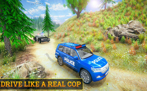 Offroad Police Jeep 4x4 Driving & Racing Simulator screenshot 5