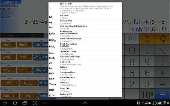 rvCalc Calculator FREE screenshot 13