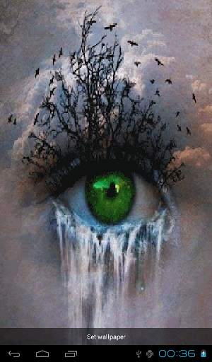 Crying Eye 3D Live Wallpaper screenshot 5