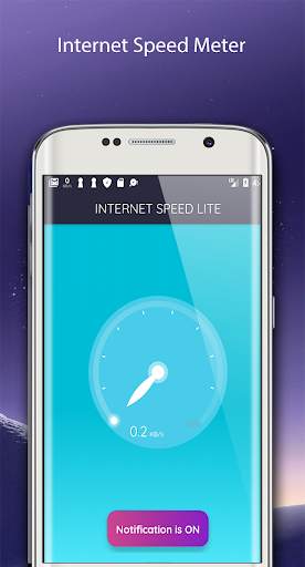 Internet Speed Meter top notification 3g 4g wifi screenshot 1