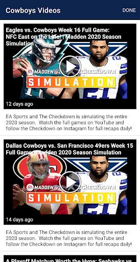 Football Team News - NFL edition screenshot 2