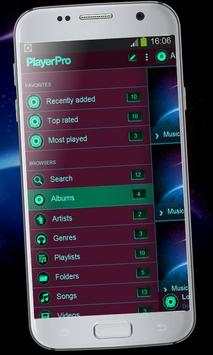 Comet Music Player Theme screenshot 2