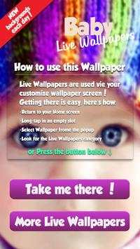 Baby Live Wallpapers screenshot 1