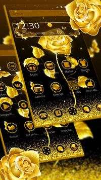 Golden Rose Launcher Theme screenshot 3