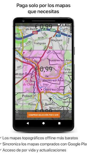 Topo GPS Francia screenshot 2
