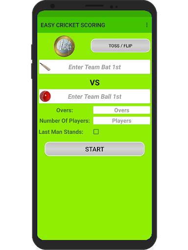 Easy Cricket Scoring screenshot 1