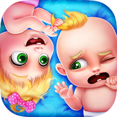 Newborn Baby Angry Twins आइकन
