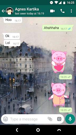 Mr Pyggy - WAStickerApps 2 تصوير الشاشة