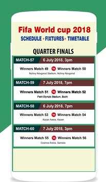 FIFA World Cup 2018 Time Table скриншот 7
