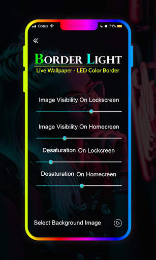 Border Light - LED Coler Border, Live Wallpaper screenshot 4