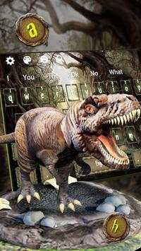 3D Dinosaur Keyboard Theme 2 تصوير الشاشة