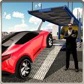 Monster Car Transporter Game: Car Cargo Transport logo