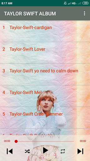 Taylor Swift Songs Offline 2020 - Cardigan screenshot 2