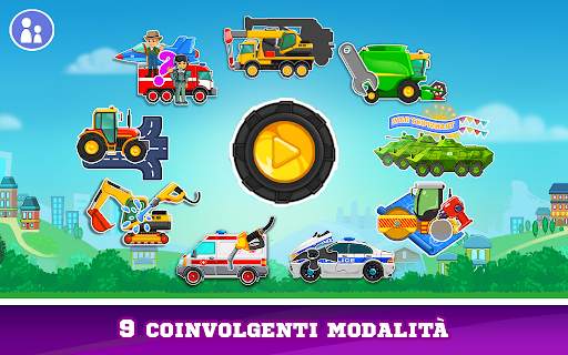 Imparare i veicoli per bambini screenshot 1