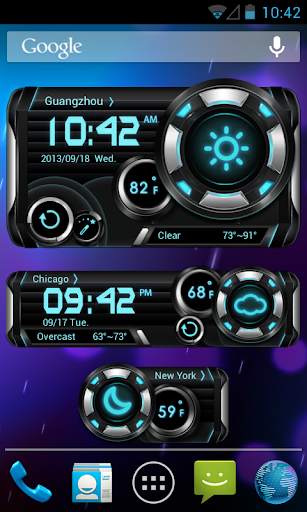 K-Turbo Weather Widget Theme screenshot 2