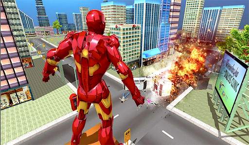 New Iron Rope hero – Vegas Crime City Simulator स्क्रीनशॉट 1