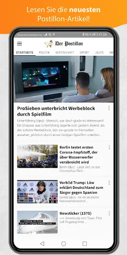 Der Postillon screenshot 1