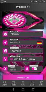 Princess VPN Pro screenshot 1