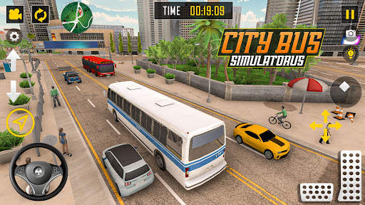 Modern Bus Coach Driving Games screenshot 20