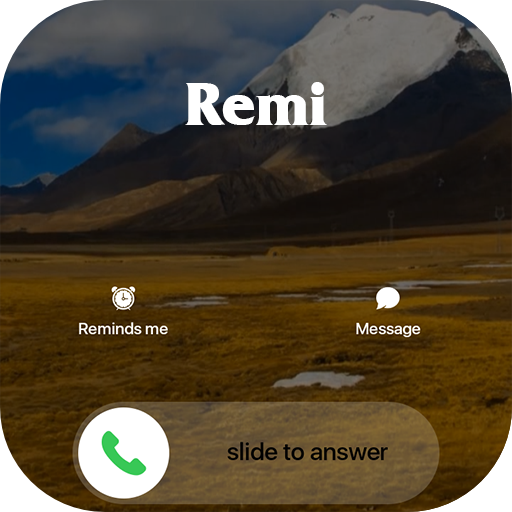 OS14 style - Color Phone Flash, Full Screen Video icon