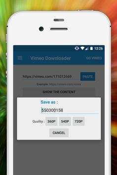 video downloader for vimeo screenshot 3