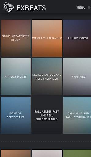 Binaural Beats App - ExBeats Binaural Beats Player screenshot 1