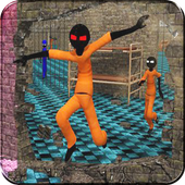 Prison Stickman Break 2018 icon